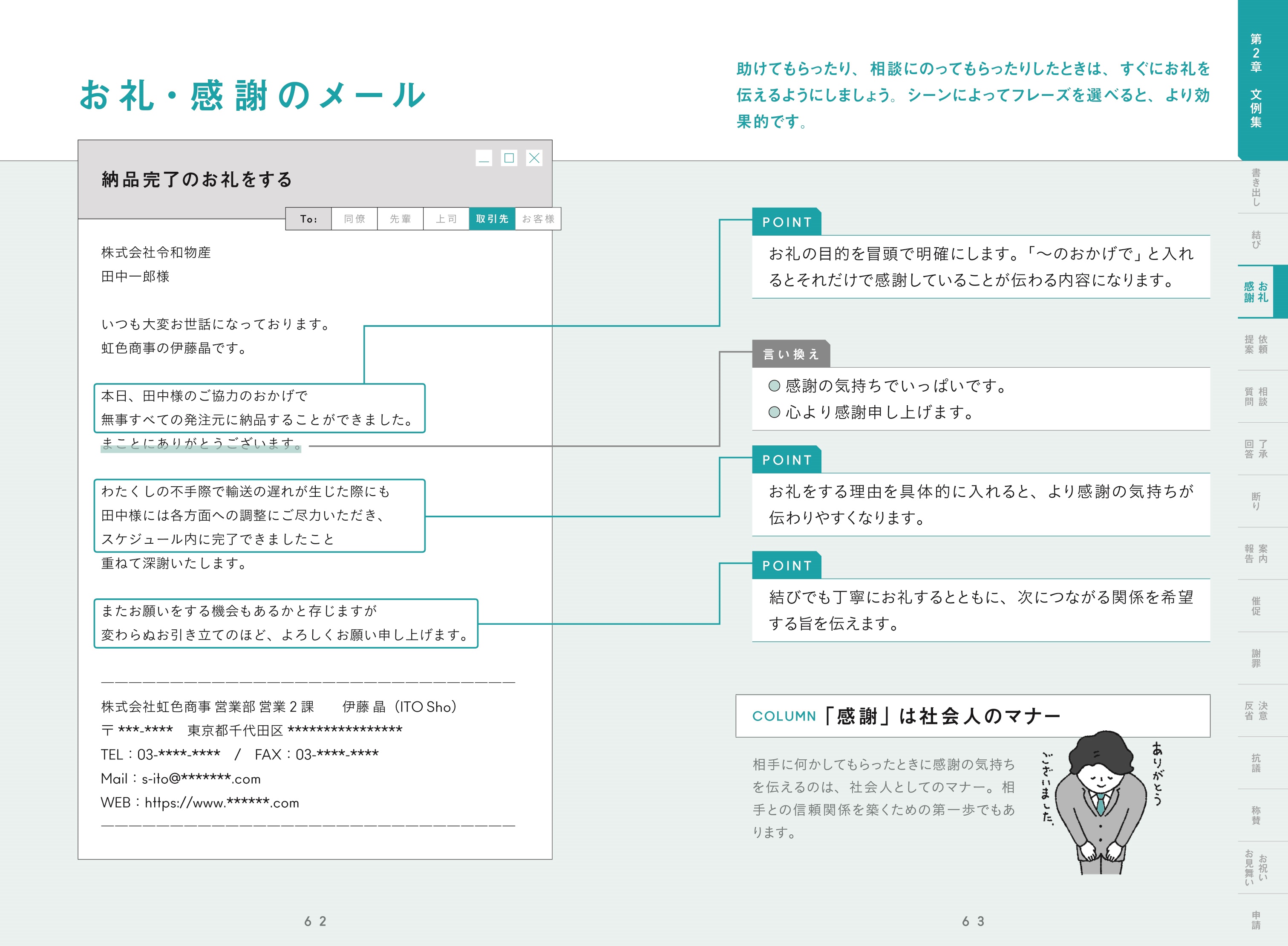 そのまま使える！ビジネスメール文例大全　表紙